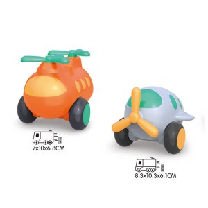 Cartoon Pull Back Helicopter Toys